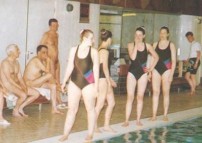 Cfnm Vintage Ymca Pool Cumception