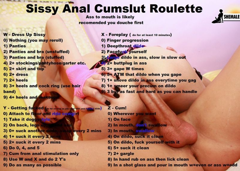 Sissy Roulette Beginners Cumception