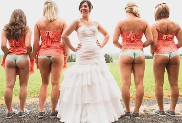 Bridesmaids Flashing Pussy Cumception