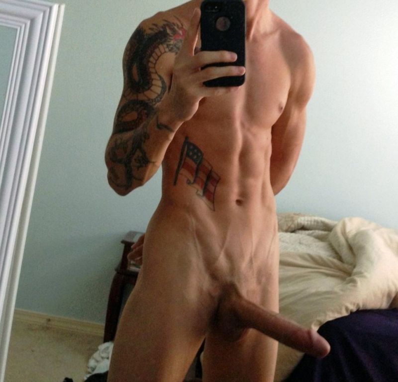 Muscle Selfie Dick Cock