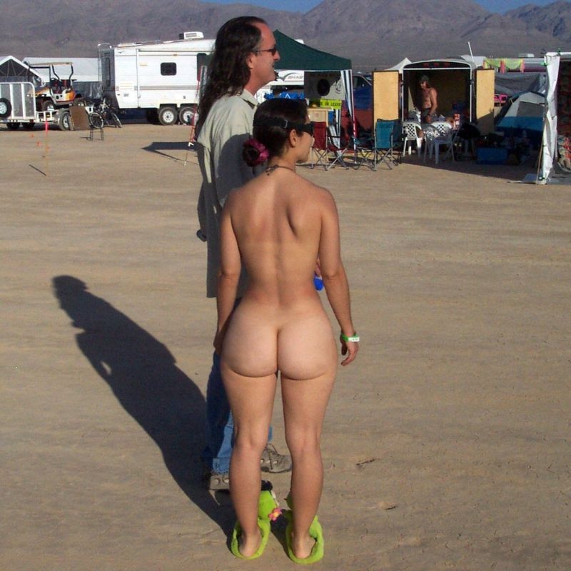 Burning Man Nude Cumception