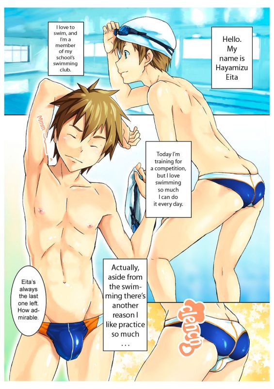 Naked Swimmers Anime Handjob Cumception