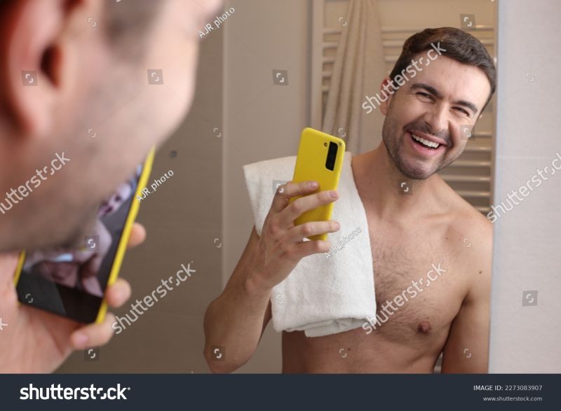 Dick Selfie Bathroom Cumception