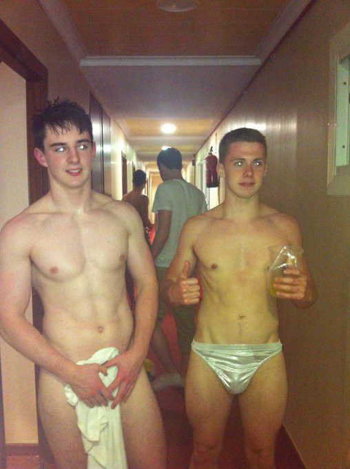 Frat Guys Naked Together Cumception