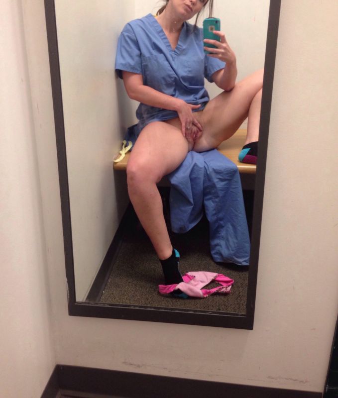 Hot Real Nurse Selfie