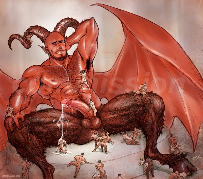 Gay Devil Sex Cartoon.