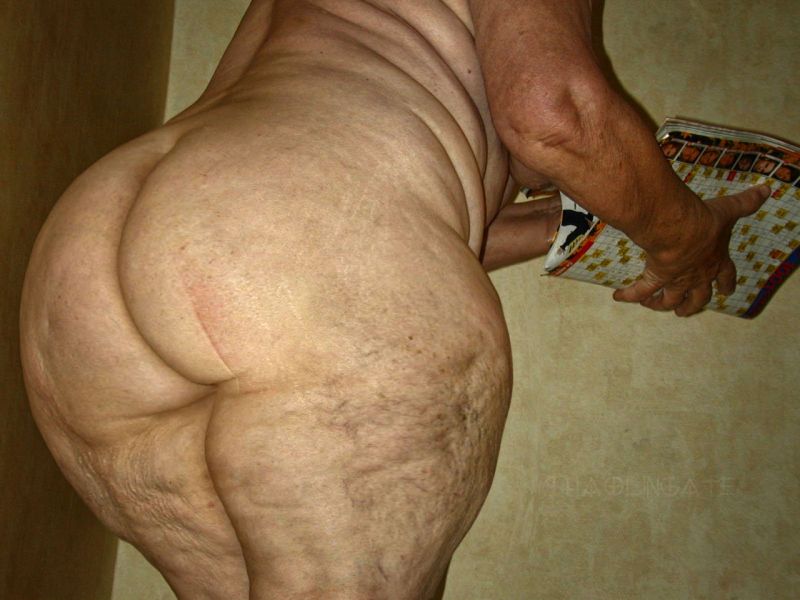 mature old granny fat ass