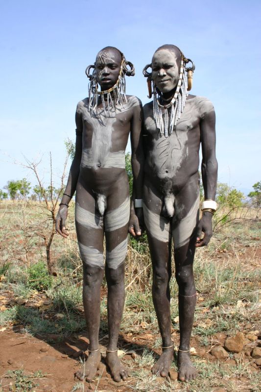 beautiful african tribe people