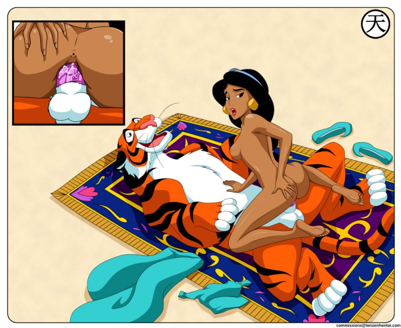 Aladdin Jasmine And Rajah Porn