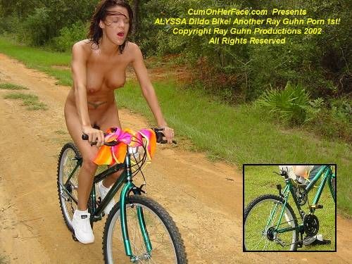 Bicycle dildo porn