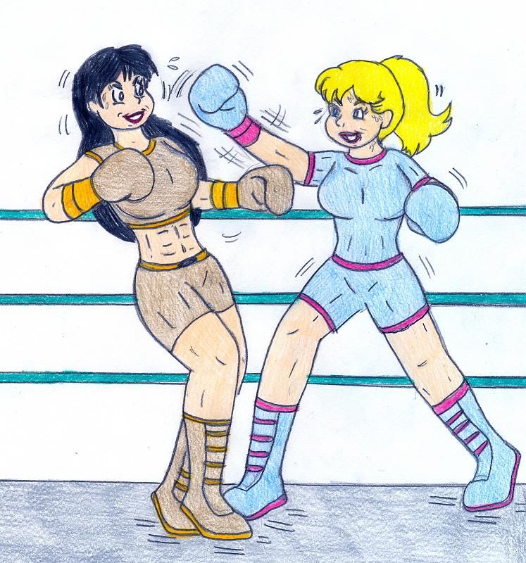 betty and veronica boxing