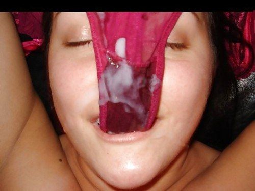 licking up cum
