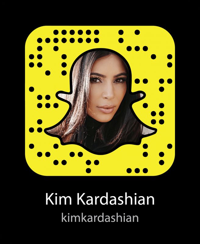 famous people snapcode