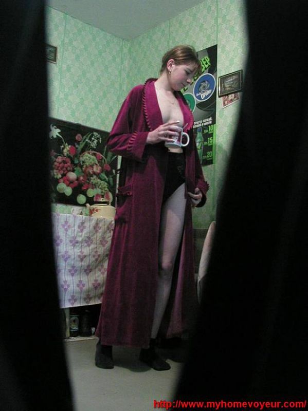 open robe candid