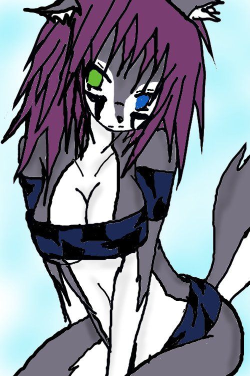 anime wolf girl furry