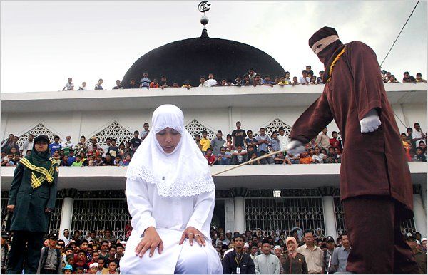 islamic women beating