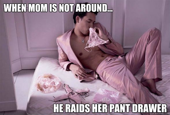 moms panty drawer captions