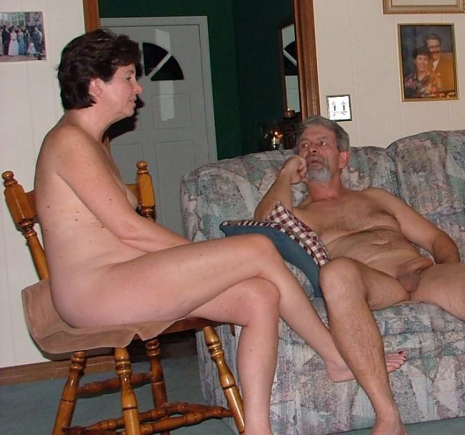 naked couples holding his erection
