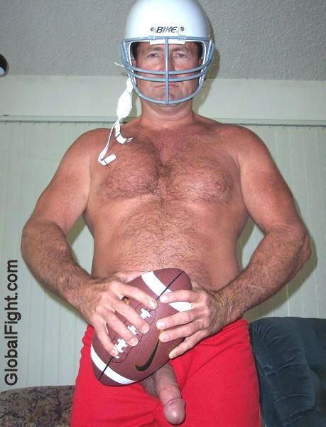 football coach poses nude