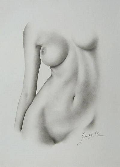 naked woman body drawing