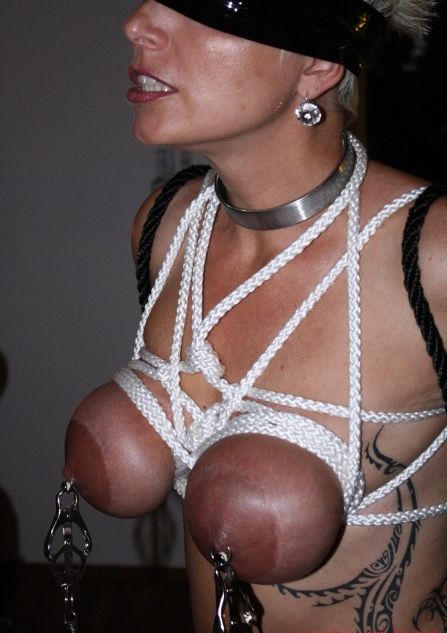 double nipple bar bondage
