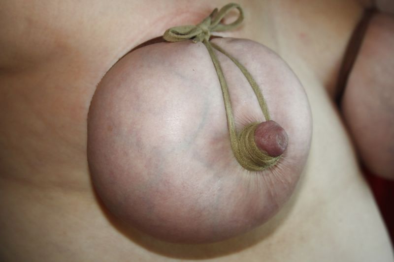 long pierced nipple stretching