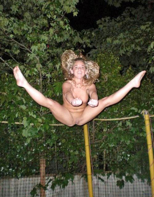 Gif Nude Women On Trampoline