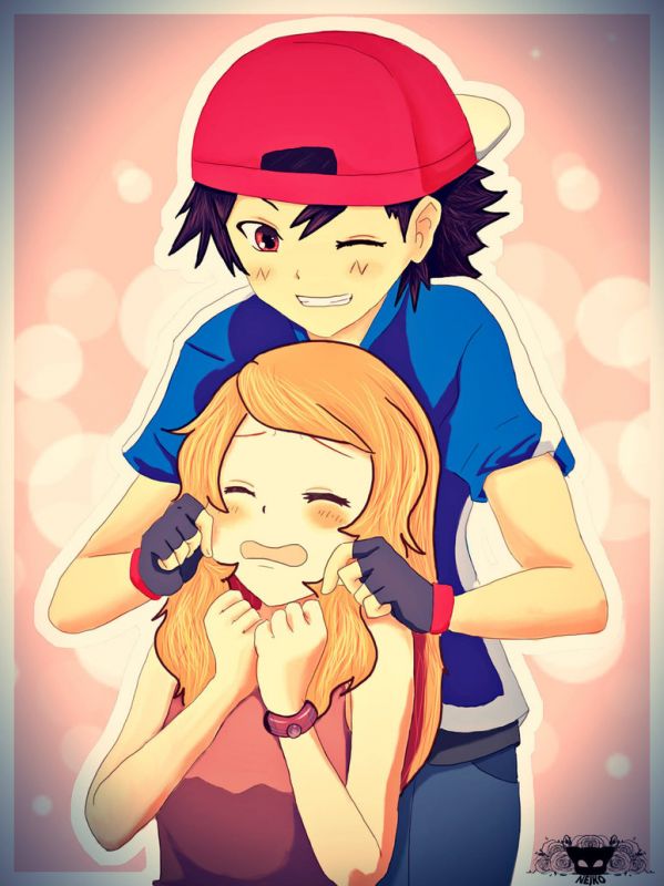 amourshipping serena and ash