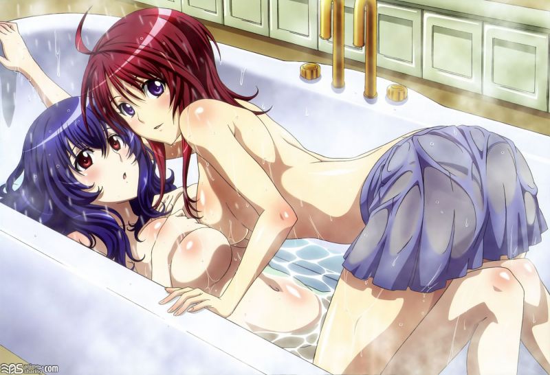 Naked girls in anime in the shower Redhead Anime Girl In Shower