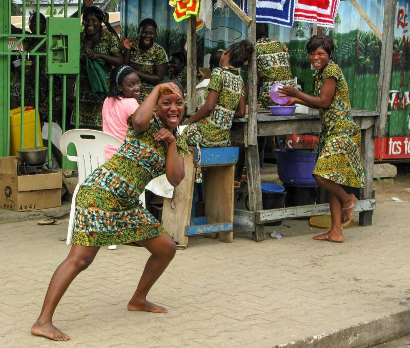 Nude danced in Accra
