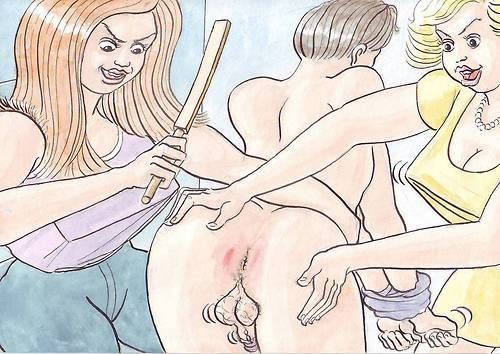 testicle spanking captions