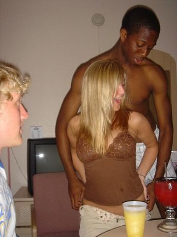 Wife Strips For Husbands Friends.