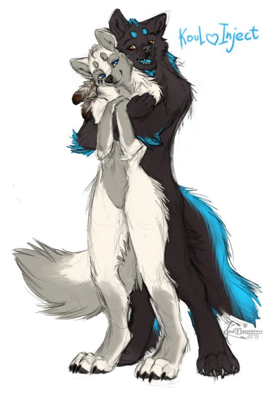 anime wolf furry couples