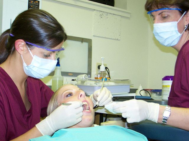 young female dentists