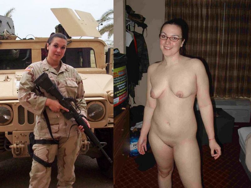 military women undressed