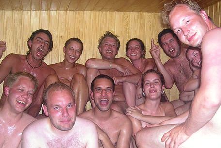 finnish sauna nude erection