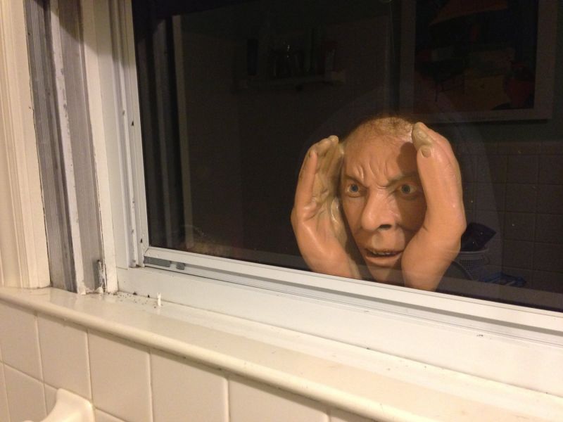 looking through window creep