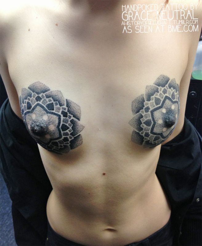 tattooed tits