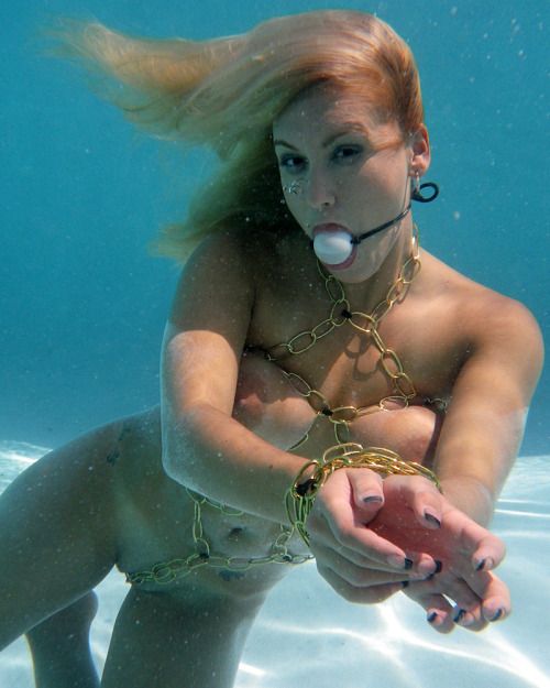 russian girls chained underwater