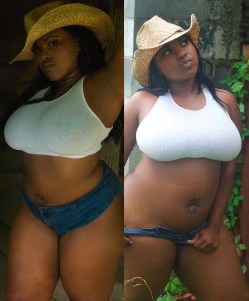 beautiful thick black women body