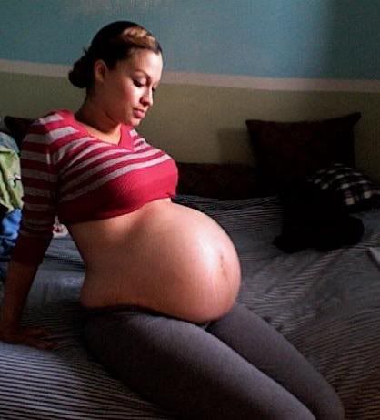 woman belly pregnant in tubes