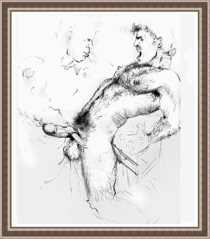 Cock Ball Torture Drawings BDSM Fetish picture