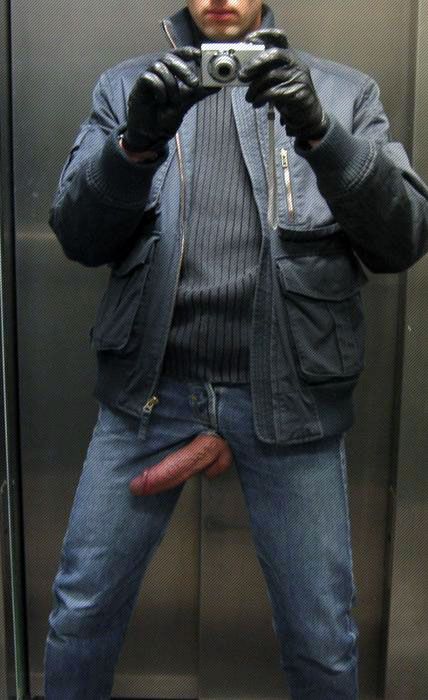 zipper down cock out