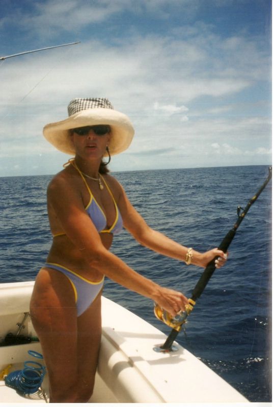mom fishing