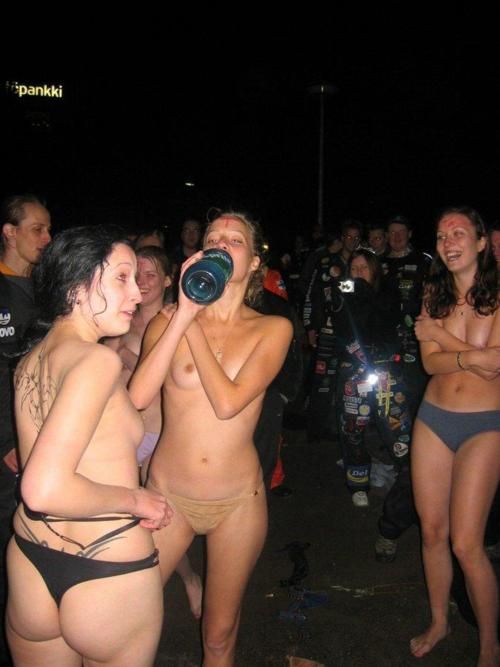 embarrassed female nudity