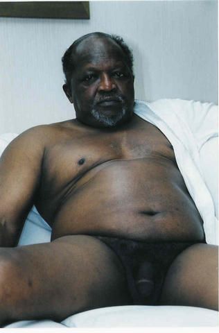 big fat black man