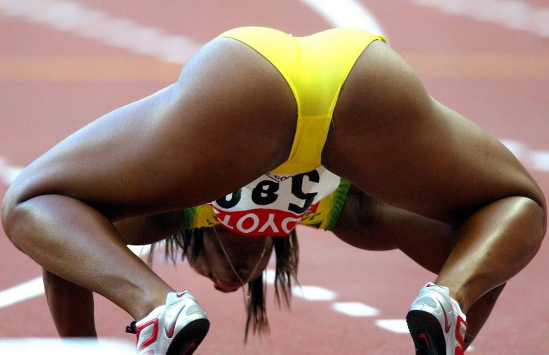 track and field crotch shots