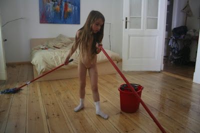 Home Cleaning Naked Women