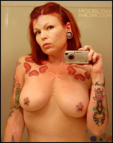 complete nude body female tattoo