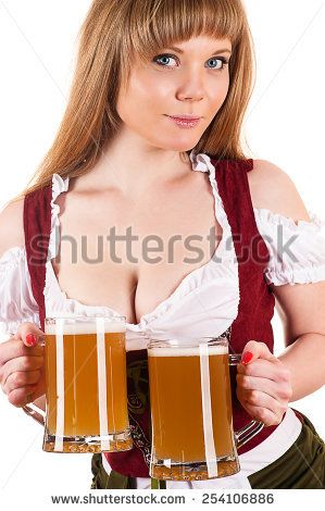 sexy oktoberfest beer waitress